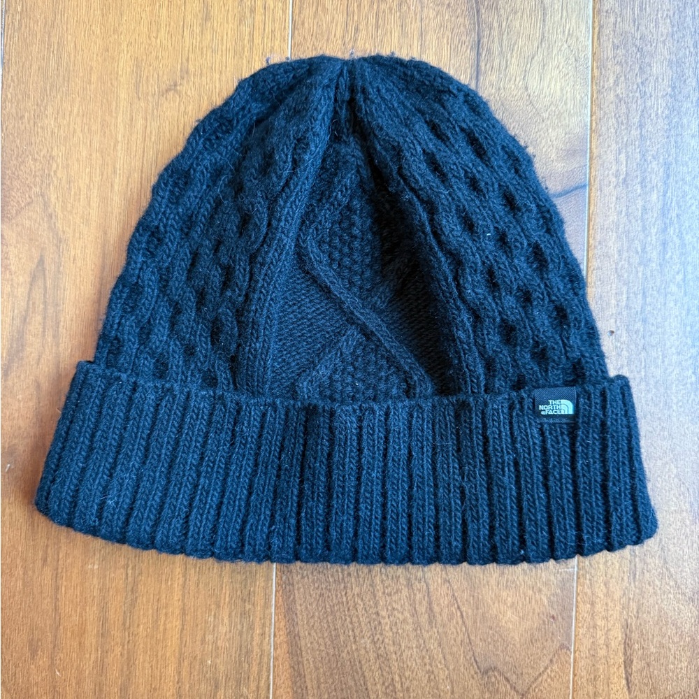 The North Face Black Knit Wool Beanie